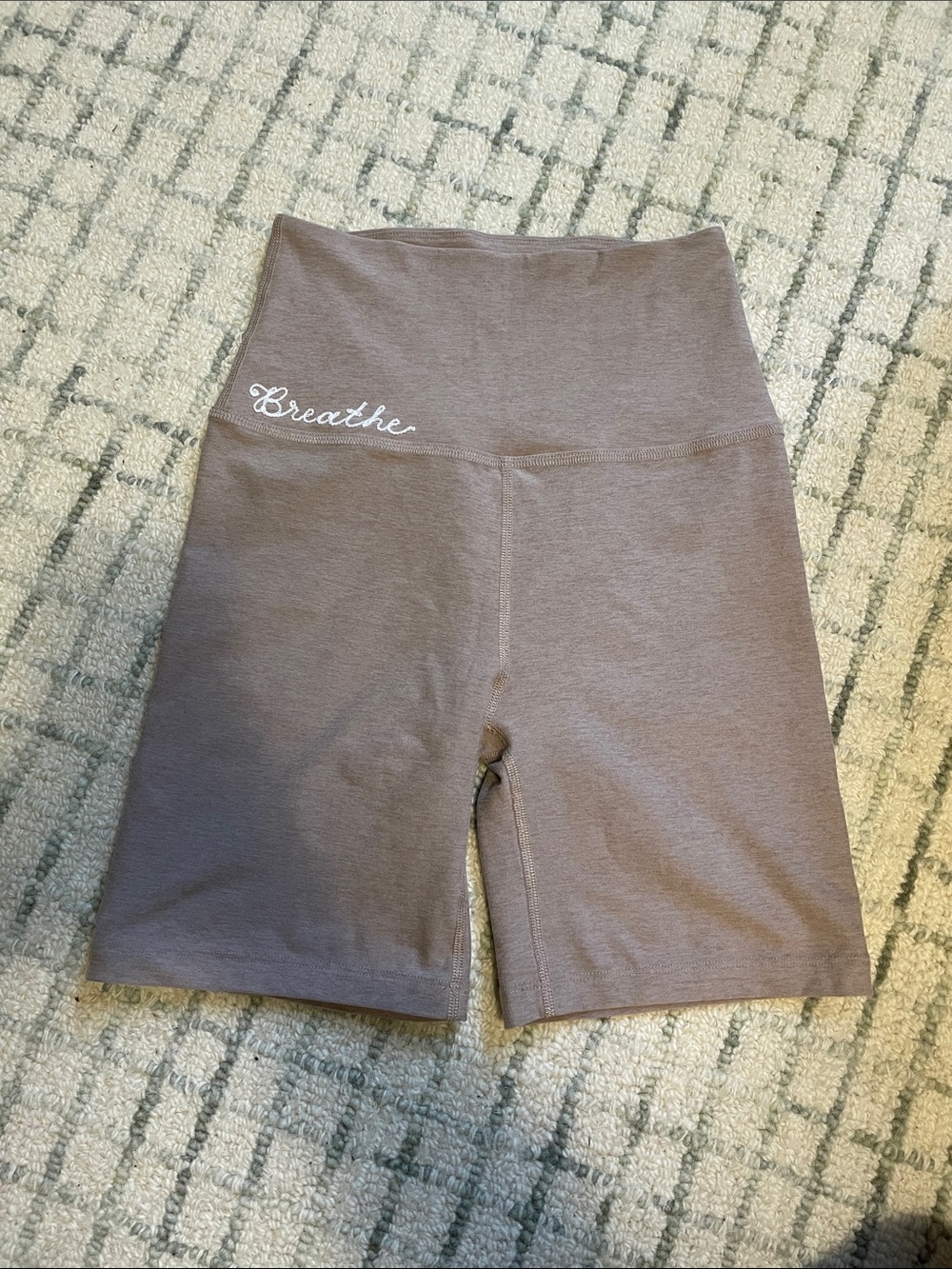 Beyond Yoga Spacedye Embroidered Bike Shorts